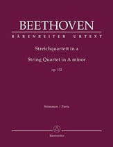 String Quartet in A Minor, Op. 132 Set of Parts cover